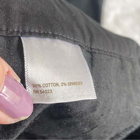 OLD NAVY BLACK STRAIGHT CAREER PANTS - Picture 7 of 11